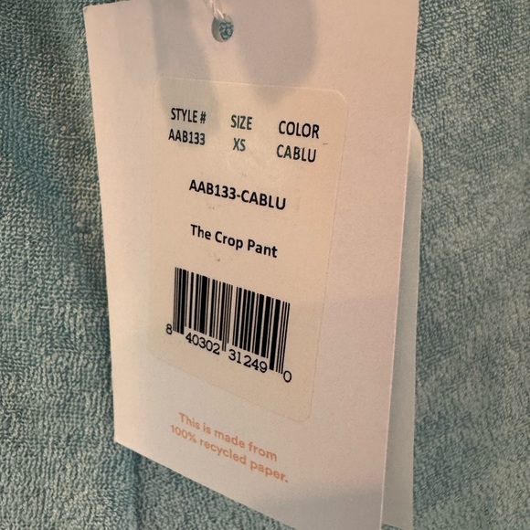 Andie Light Blue Swim Coverup Pants - Picture 2 of 4